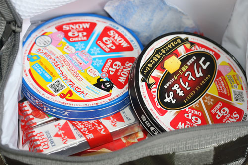 アウトドアでスモークチーズ