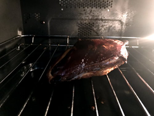 オーブンでローストチキン