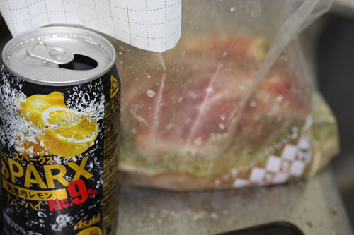 酎ハイで塩漬け