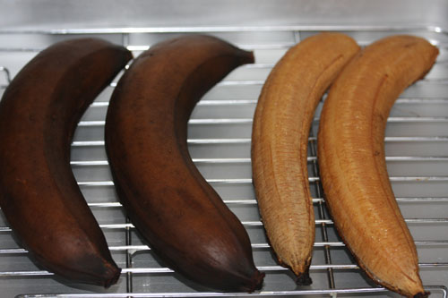 バナナの燻製はおいしいのか？