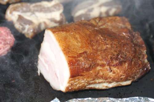 BBQには自家製ベーコンが人気レシピ