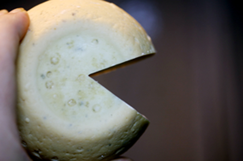 自家製ブルーチーズ完成