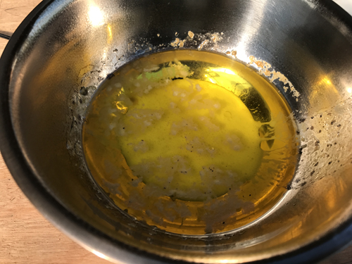 燻製バター溶ける