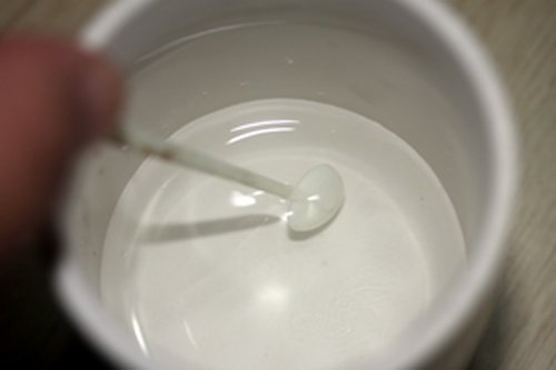 レンネットを混ぜる