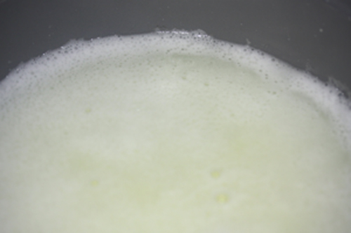 ホエーを再加熱