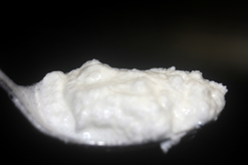 手作りリコッタチーズ完成