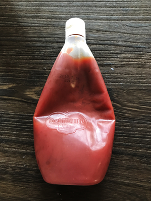 ケチャップを燻製