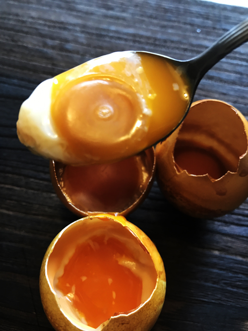 アウトドアに最適燻製卵