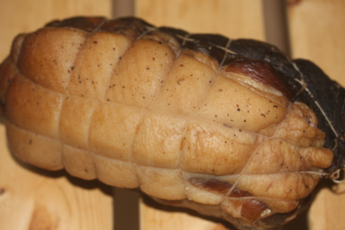 熟成ロースハムの完成