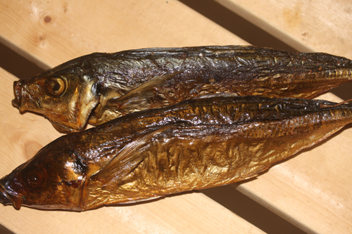 アジの燻製完成