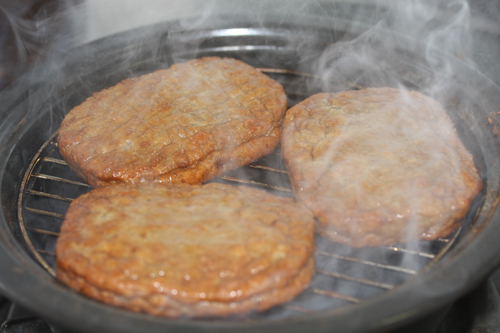 ハンバーグ燻製