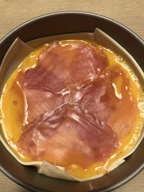 プロシュートを燻製