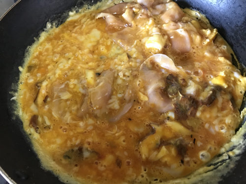 燻製スクランブルエッグ