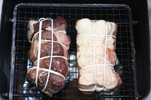 干し肉ブロック燻製