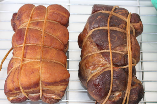 乾燥前の干し肉