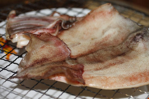 燻製以下の一夜干し完成