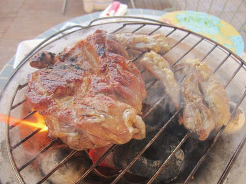 鶏軟骨と鶏もも肉燻製