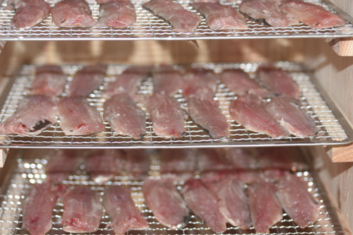 カタクチイワシの燻製