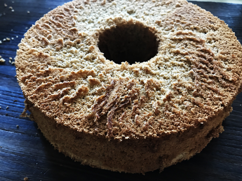 水切りヨーグルトのシフォンケーキ