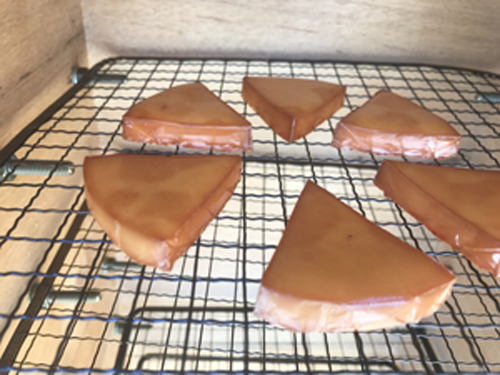 燻製の色ムラ・温度との関係