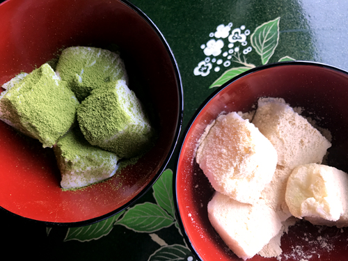 ホエイでおもち