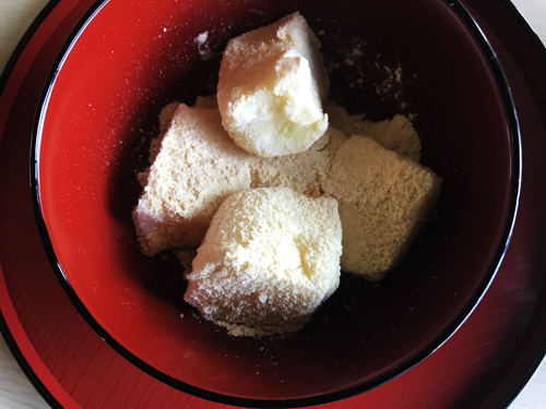 ホエイで黄な粉餅