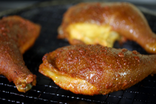 タンドリーチキン燻製完成