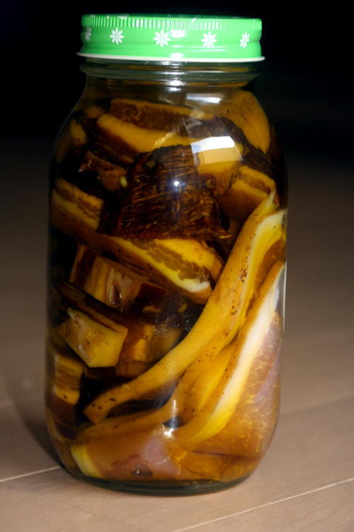 生ハムオリーブオイル漬け