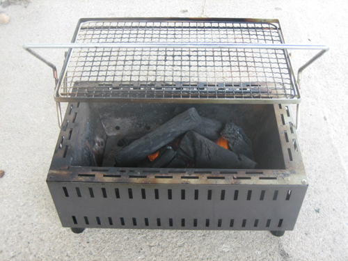 BBQ炭のおこし方