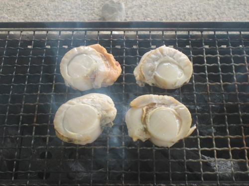 ホタテ簡単燻製