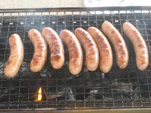 ソーセージ燻製BBQコンロ