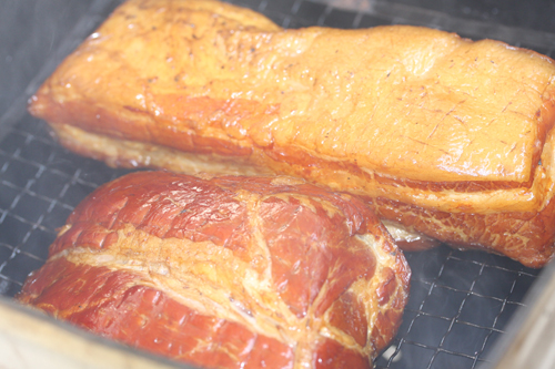 燻製したパンチェッタ