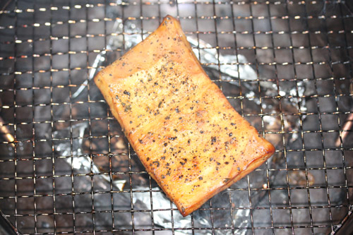 冷凍イカの燻製