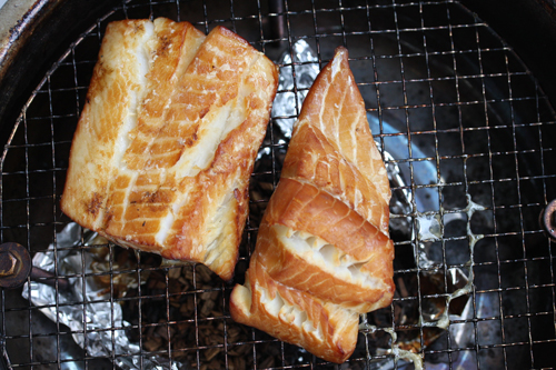 カレイと真鱈の燻製