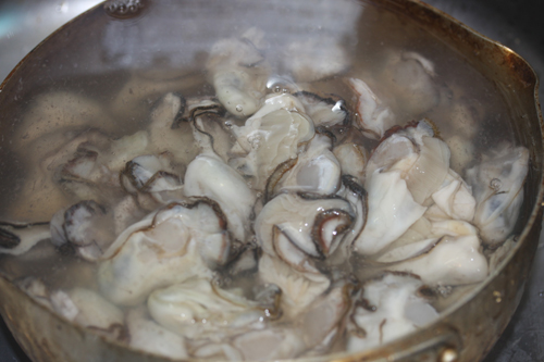 牡蠣の燻製干物の作り方