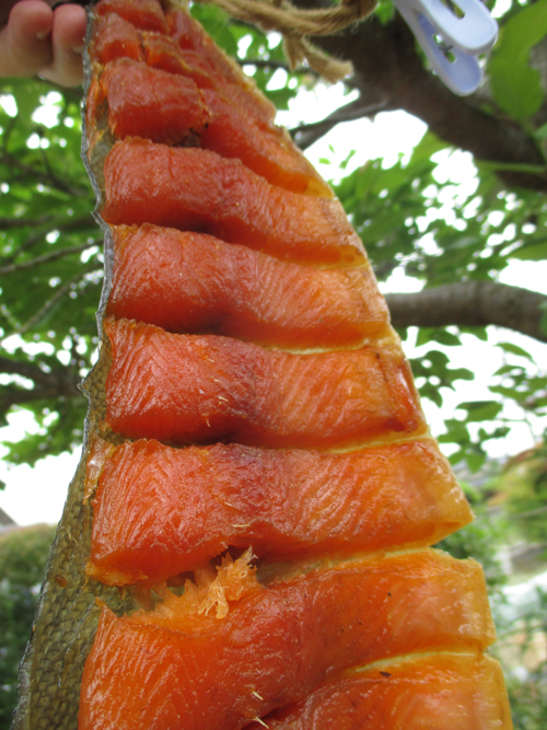 ホットスモークサーモン