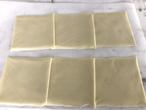 スライスチーズを三枚セット