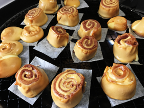 スライスチーズ燻製完成