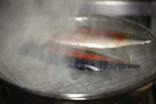 鯖明太子の燻製