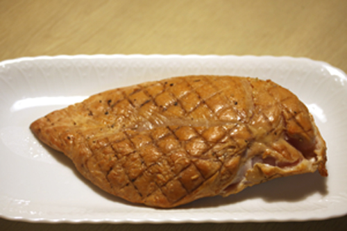 スモークチキンをオーブンで焼く