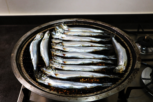 シシャモの燻製