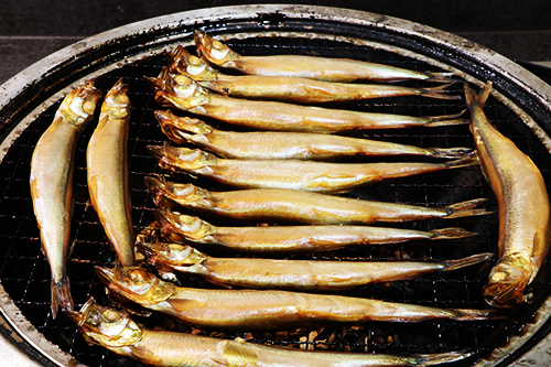 ししゃも燻製完成