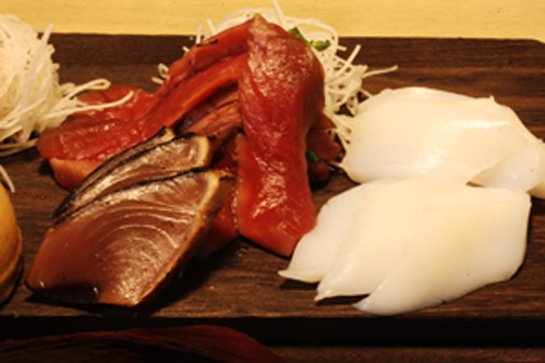 燻製刺身の盛り合わせ