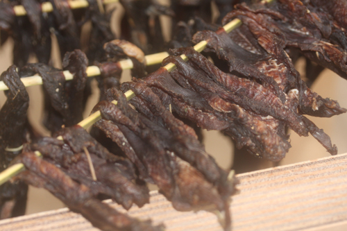 自家製ビーフジャーキー完成