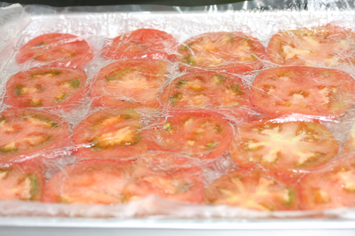 トマトをピチットシートで脱水