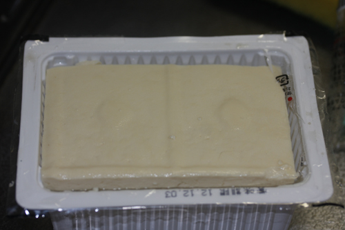 木綿豆腐を燻製