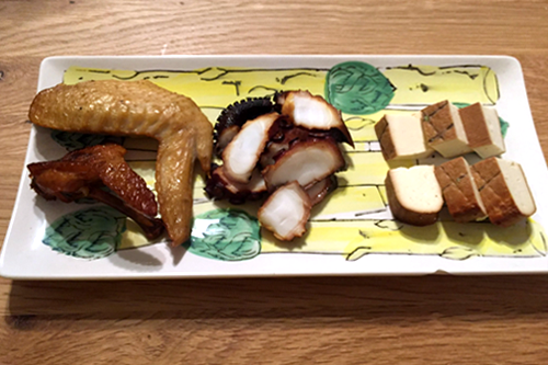 手羽先とチューリップ燻製