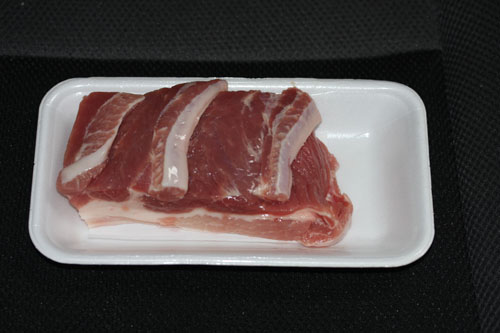 100均アイテムでベーコン作り