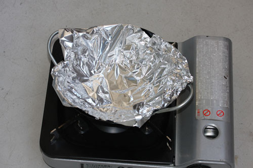 中華鍋で燻製をする方法