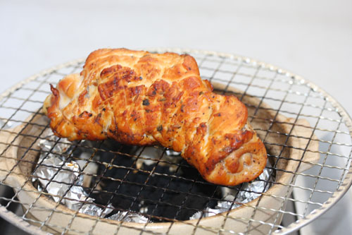 土鍋でスモークチキンを作る